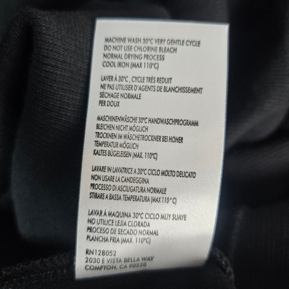 Backyard Roses Black Delilah Sweater Dress Off Shoulder Long Sleeve Med Ribbed‎ - Picture 7 of 10